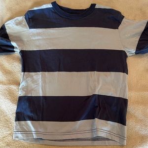 Mini Boden stripe tshirt boys size 5/6yr